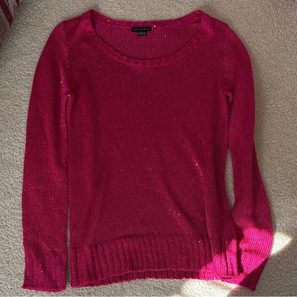 Express Sweaters - Express Women's Bright Scoop Neck Sweater (Size: Women’s Large)